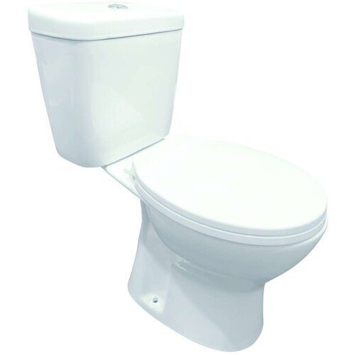 Sanotechnik wc školjka monoblok rimless talni izliv Roma Cene