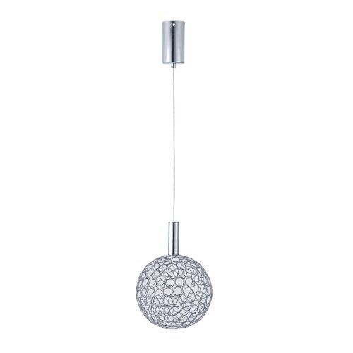  LED luster na sajli PERFORATO LED/6,3W/230V 3000K sjajni hrom, prečnik 20 cm Slike
