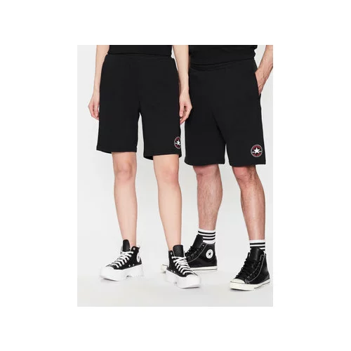 Converse Športne kratke hlače Unisex Novelty Chuck Patch 10024946-A01 Črna Regular Fit