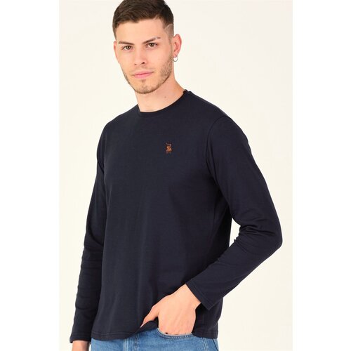 Dewberry T8588 BIKE COLLAR MEN'S SWEATSHIRT-LACİVERT Cene