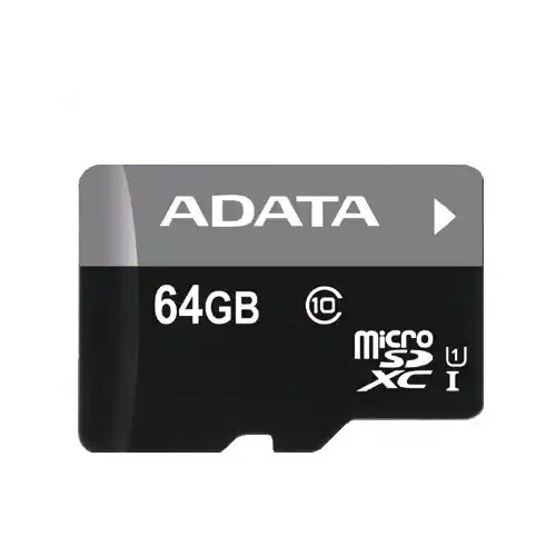 Adata Micro SD Card 64GB AData + SD adapter AUSDX64GUICL10-RA1/ class 10 Cene