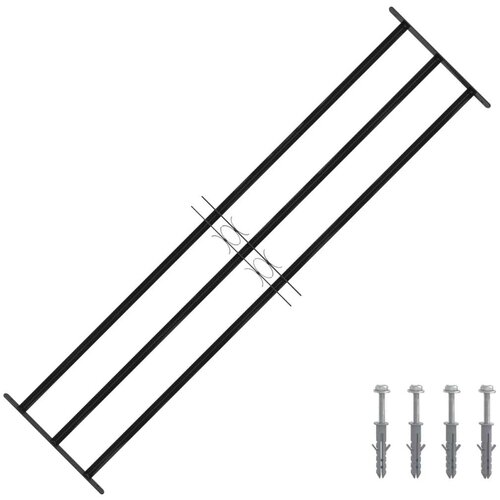  Re&scaron;etka za prozor Crna 174 x 45 cm Čelik s prahom premazan Cijene
