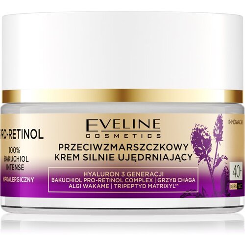 Eveline Cosmetics Pro-Retinol 100% Bakuchiol Intense regenerirajuća krema s učinkom zaglađivanja 40+ 50 ml Cijene