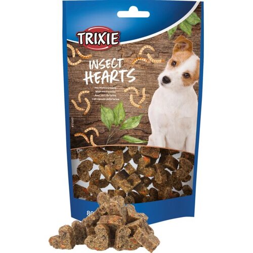 Trixie poslastica za pse Insect Hearts crvi 80 g Slike
