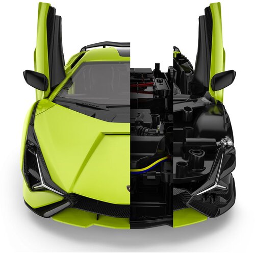  Licencirani auto na daljinsko upravljanje Lamborghini Sian 1:18 RASTAR - zeleni Cene