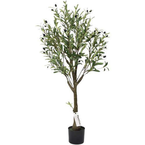 BZ 120Cm Sestavljiva Umetna Oljčno Drevo Z Umetnimi Sadovi Potted Zelena Umetna Rastlina Za Dom Pisarna Božična Dekoracija, (5000009117) Cene