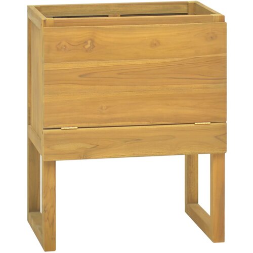 The Living Store Kopalni&amp;scaron;ka omarica 60x45x75 cm trdna tikovina - Kopalni&amp;scaron;ka Omarica, (21429692) Slike