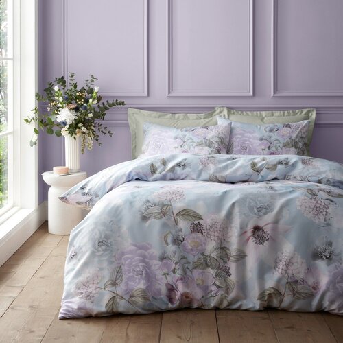 RHS Svetlo modra enojna posteljnina 135x200 cm Floral Serenity &amp;ndash; Slike