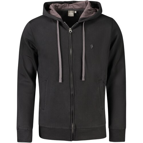 COVERI MOVING MEN&#39;S BLACK ZIP-UP SWEATSHIRT Cijene