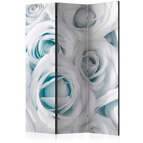  Paravan u 3 dijela - Satin Rose (Turquoise) [Room Dividers] 135x172 Slike
