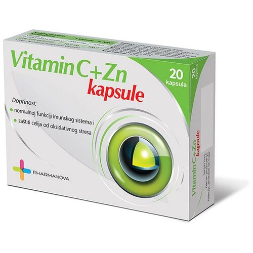 Pharmanova vitamin c i zn 20 kapsula Slike