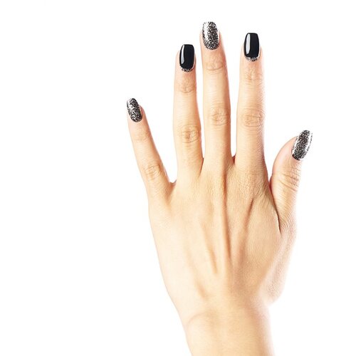 OHORA Semi Cured Gel Nail Strips N Party Night nalepke za nohte odtenek ND-041-G 1 kos Slike