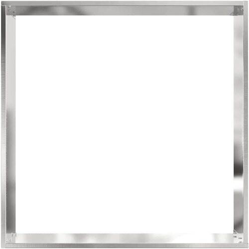 VidaXL Ograda oko Travnjaka 6 pcs Srebrno 50 x 50 x 13 cm Slike