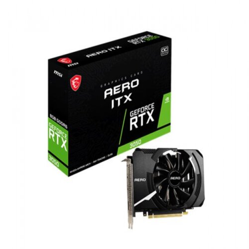 MSI GeForce RTX 3050 AERO ITX 8GB OC grafična kartica, (20507773) Cene