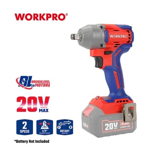 WorkPro wp390200 Akumulatorski udarni ključ, 20V (Li-Ion) ( WP390200 ) Cene