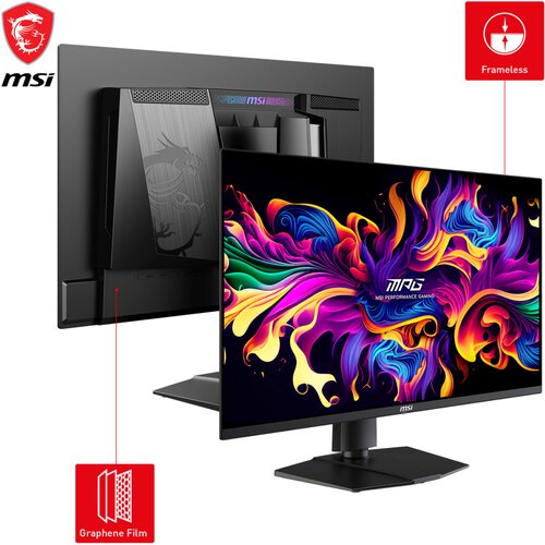 MSI MPG 271QRXDE QD-OLED ekran za igranje Energetska učinkovitost 2021 G (A - G) 67.3 cm (26.5 palac) 2560 x 1440 piksel Cijene