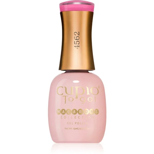 Cupio To Go! Macarons gel lak za nohte z uporabo UV/LED lučke odtenek Raspberry Vanilla 15 ml