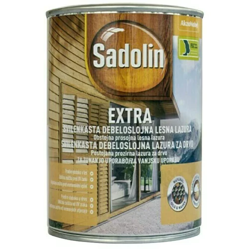Sadolin lazura za zaštitu drva extra (ebanovina, 5 l)