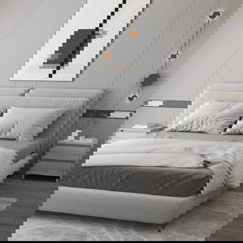 VidaXL noćni ormarići 2 kom boja hrasta sonome 45x34,5x44,5 cm iverica Slike