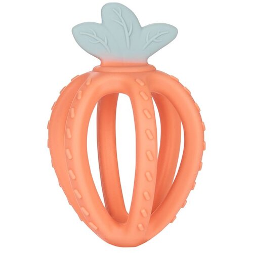 Canpol Babies 3D Glodalica - Silicon Strawberry - 80/400 - Orange Cene