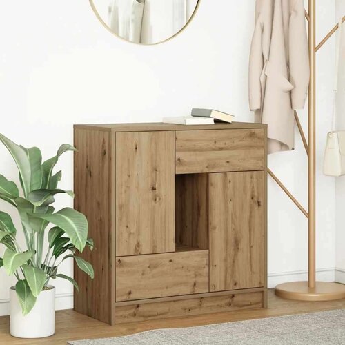  Komoda s ladicama i vratima artisan hrast 70 5x34x74 5 cm Cijene