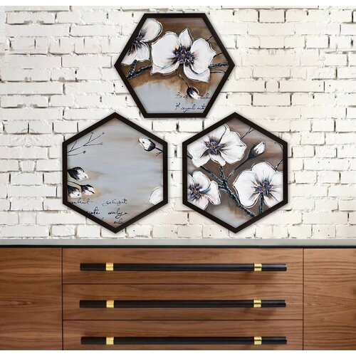 Wallity Uokvirena slika 6GEN1224363379, 35x35 cm, 3 dijela Cijene