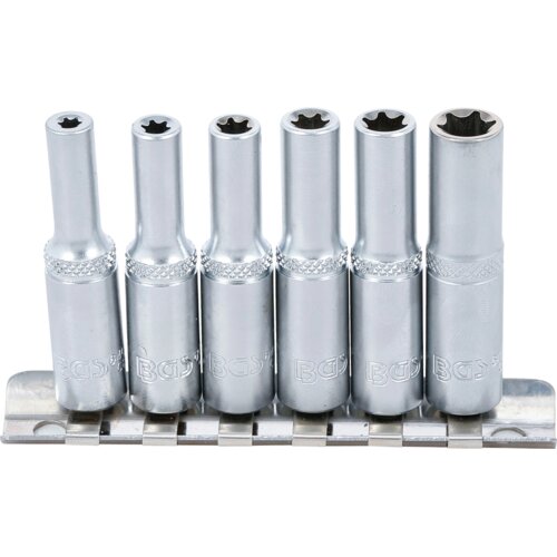 BGS set dugih nasadnih ključeva E-profil 1/4&amp;quot; E4&amp;ndash;E10, 6-dijelni 6403 Slike