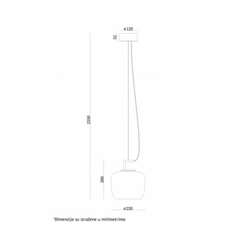 monari 25 VISILICA 5W 3000K Cene