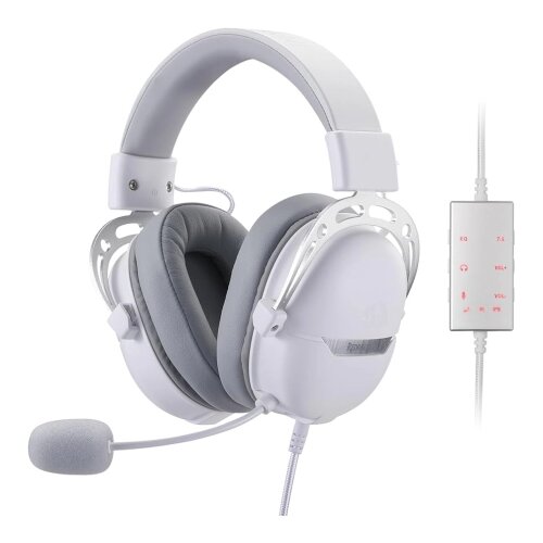 Redragon Gaming slu&amp;scaron;alice sa mikrofonom Aurora H376W White 7.1 Slike