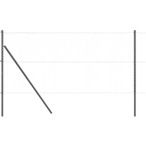 vidaXL Ograjni stebri 7 pcs Siva &Oslash;32mm 190 cm Pocinkano jeklo, (5000095073) Cene