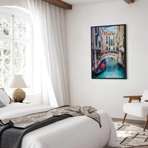  Slika - Holiday Moment (1 Part) Vertical 40x60 U crnom drvenom okviru Slike