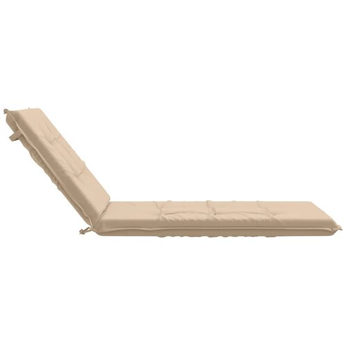  Jastučić za ležaljku GEMERT 100% poliester Krem 190 x 80 x 9 cm - Krem 190 x 80 x 9 cm Melange Slike