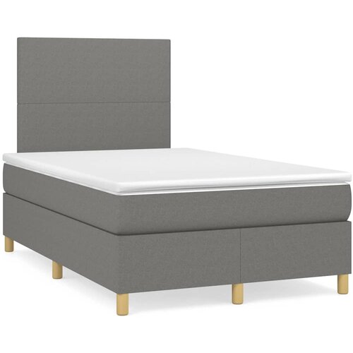  box spring s madracem tamnosivi 120 x 190 cm tkanina Cijene