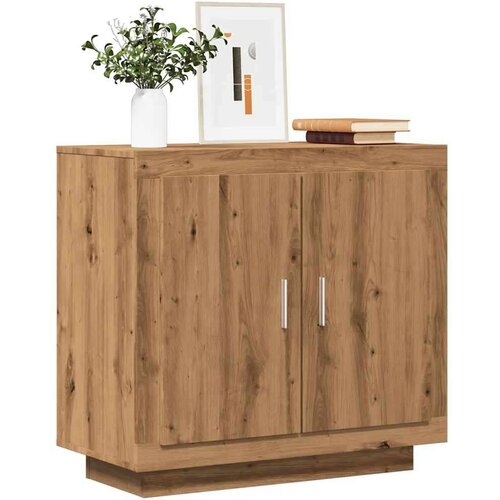 vidaXL Sideboard artisian hrast 80x40x75 cm konstruiran les Cene