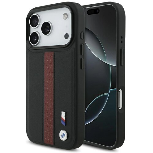BMW OVITEK M Z PERFORIRANIM LOGOM IN ČRTKAMI ZA MAGSAFE IPHONE 17 PRO LUKSUZNI, (5000343414) Slike