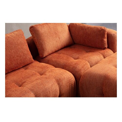 Atelier Del Sofa Kutna garnitura Amaris, 180x120x65 cm, Narandžasta Slike