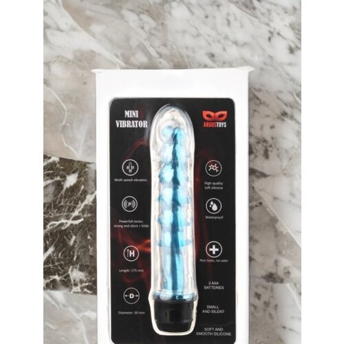 Mini Silikonski Vibrator Blue AT1142 / 0697 Slike