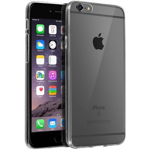 AVIZAR Ovitek za iPhone 6 / 6S silikonski gel fleksibilen ultra tanek 0,3 mm prozoren, (20526736) Slike