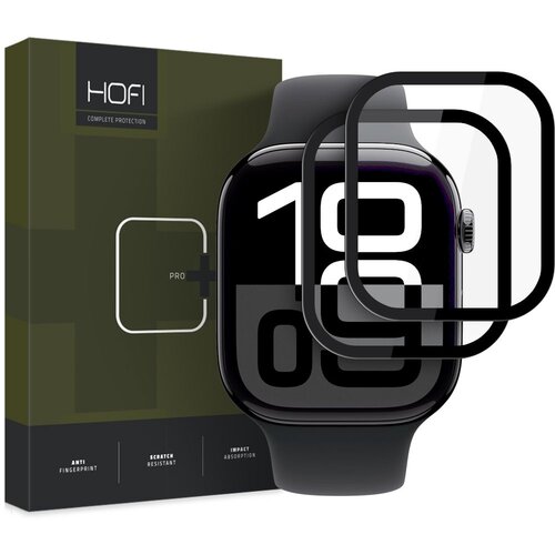 HOFI HYBRID PRO+ 2-PACK HIBRIDNO STEKLO ZA APPLE WATCH 10 46 MM ČRNO, (21974547) Cene