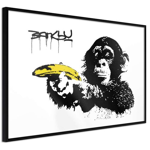  Poster - Banksy: Banana Gun II 30x20 Slike