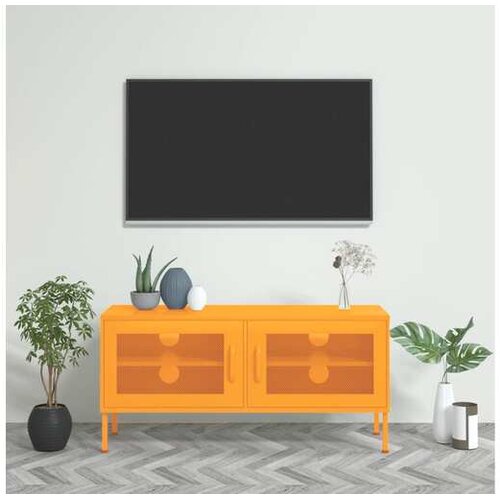  ormarić boja senfa 105 x 35 x 50 cm čelični Cijene