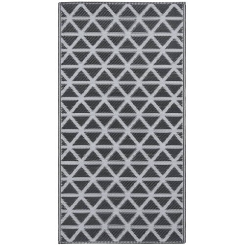 vidaXL Zunanja preproga črna 190x290 cm PP, (20764567) Cene