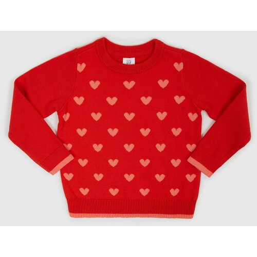 GAP Children's sweater heart pattern - Girls Cene