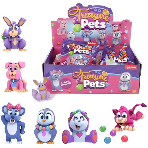 Magic Toys treasure pets: figurica iznenađenja s životinjama 1 komad Cene