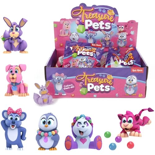 Magic Toys Treasure Pets: Presenečenje s figurico živali 1 kos Cene
