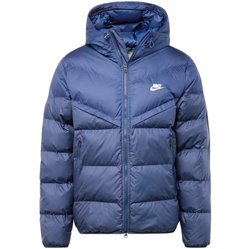 Nike Sportswear Zimska jakna mornarsko plava / bijela