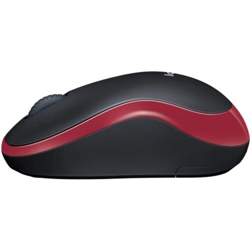 Logitech M185 brezžična optična rdeča mi&amp;scaron;ka Slike
