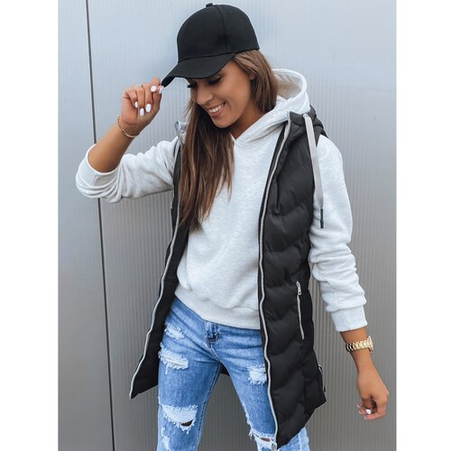 DStreet Women&amp;#039;s vest DALMA black TY2880 Slike