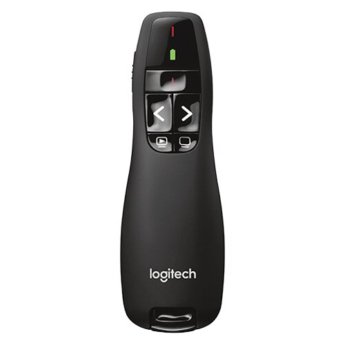 Logitech presenter R400, rdeči laser Cene