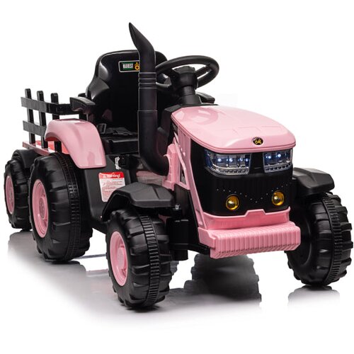 Premium Stil Dečiji Traktor na Akumulator Sa Prikolicom Zeleni ( 12616 ) Slike